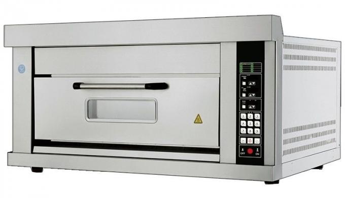 Do uso ajustável automático da temperatura da versão do computador das bandejas da plataforma 2 do forno 1 do pão do gás dos SS gás natural ou gás liquefeito