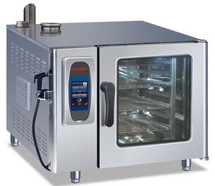 Operação visual comercial 12.5KW/380V do painel de toque de 6 equipamentos da cozinha da bandeja
