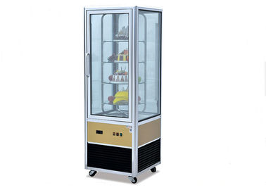 Refrigerador de vidro da exposição do bolo dos lados CP-400 quatro/congelador de refrigerador comercial