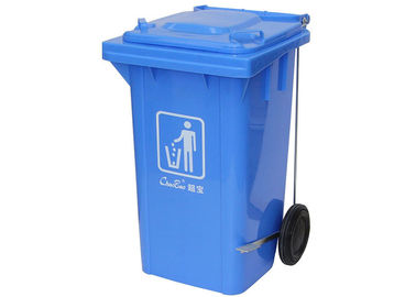 Pé - lado do pedal - tamanho plástico 60L 100L 120L 240L do caixote de lixo da proteção ambiental do escaninho de lixo da roda