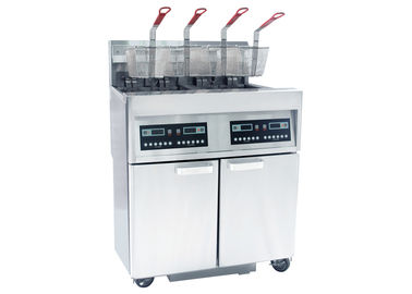 Equipamentos comerciais da cozinha do controle de Digitas, 56 litros de máquina profunda da frigideira