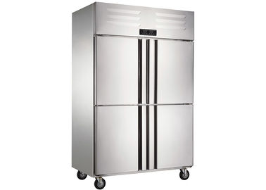Congelador de refrigerador comercial da temperatura dobro com o Temp contínuo de 4 portas. Escala 0~-15°C/8~-10°C
