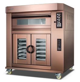 3 fornos bondes do cozimento da plataforma para o pão/de temperatura do controle máquina independente do forno de padaria de Luxuly uniformemente