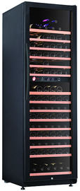 Congelador de refrigerador comercial do refrigerador de vinho do compressor com temperatura superior e mais baixa