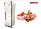 Congelador de refrigerador comercial do padrão europeu construído no sistema de refrigeração do fã