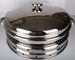 Parte superior de rolo de aço inoxidável redonda hidráulica do Cookware/do gerencio que aquece por atrito o prato