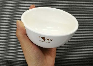 A louça da porcelana do peso 181g ajusta a bacia de sopa redonda cerâmica com logotipo Dia.10cm