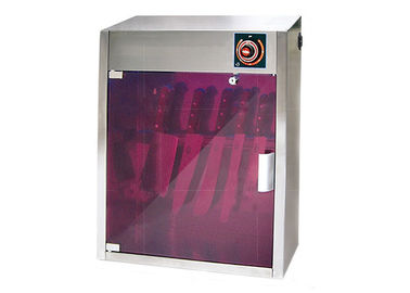 Parede - tipo pendurado armário de vidro da desinfecção da faca da radiação ultravioleta da porta com a barra magnética interna