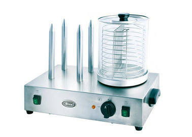 Máquina elétrica do Hotdog do equipamento do snack bar com ponto 220V do aquecimento - 240V