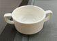 4&quot; a louça empilhável branca de China da porcelana da bacia de sopa da porcelana ajustam o peso 259g
