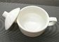 4&quot; a louça empilhável branca de China da porcelana da bacia de sopa da porcelana ajustam o peso 259g