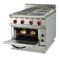 Fogão 4/6 principal da placa quente do equipamento da cozinha bondes ocidentais com forno ZH-TE-4