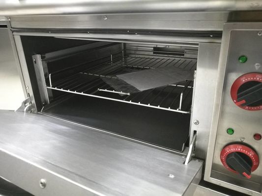 Equipamento de cozinha comercial ocidental Forno a gás 4 queimador com forno