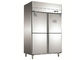 Congelador de refrigerador comercial de aço inoxidável de 4 portas com capacidade do ³ de 1.0m