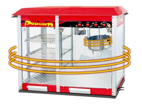 Máquina de pipoca Máquina de pipoca comercial Máquina de pipoca comercial automática Máquina de pipoca elétrica Máquina de pipoca de milho