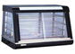 Mostra de vidro contrária elétrica do aquecedor de alimento da parte superior 3-Layers de armário de exposição do bolo do aquecimento
