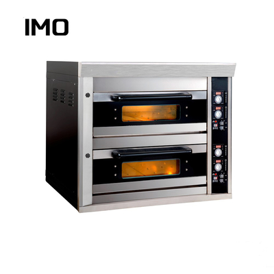 Ideal para bolos de cozinha de inspiração Preppy Forno 2 Deck 4 Tray Forno de gás comercial